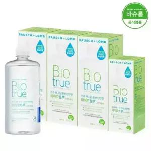 [] 바슈롬 바이오트루 렌즈세척액 500ml x3개 + 300ml x1개