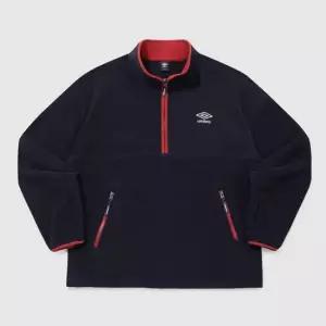 엄브로 알파플리스 스탠넥 하프집업 UR423CFSN1 DARK NAVY