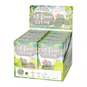 8개 조선문방구 스톤 클레이 DIY키트 반려돌 만들기 세트 1박스