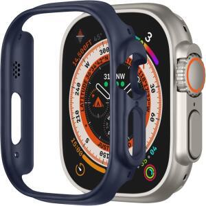 애플 호환 워치 케이스 울트라 2 3 49mm 스트랩 스마트워치 PC 범퍼 쉘 프로텍터 아이워치 시리즈 밴드 액