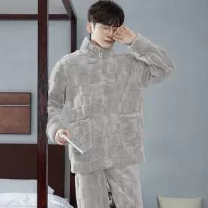 남성 극세사 수면잠옷 상하의 파자마세트 DM15