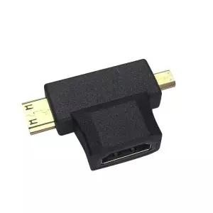 [셀러에이드]HDMI 마이크로 미니 변환잭 AV젠더 1개 변환 젠더 영상젠더 HDMI젠더