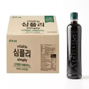 아카페라 심플리 디카페인 아메리카노 400ml X 20개