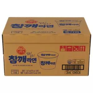 참깨라면 큰컵 110g 12개 1박스 -