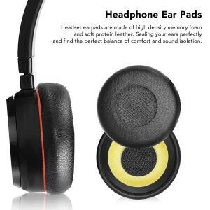 교체용 이어패드 Jabra Evolve 20 30 40 65 전문 단백질 가죽 헤드폰 쿠션