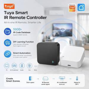 Tuya WiFi IR 리모컨 에어컨 TV용 스마트 홈 블래스터 적외선 범용 Alexa Google