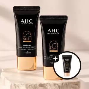 AHC 마스터즈 아쿠아리치 선크림 50ml 2개