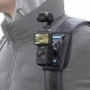 SUREWO 오스모 포켓 3 백팩 마운트 확장 테두리가 있는 가방 벨트 어깨끈 DJI 3과 호환 가능