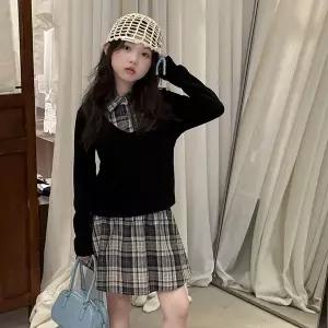 [아이옷샵]베이브 체크 상하복 세트 R14937