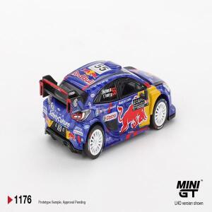 미니GT 1/64 포드 푸마 랠리1 # 55 M-Sport Ford WRT MGT01176-CH 자동차 합금 다이캐스트 금속 모델 어린