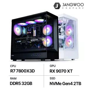 게이밍 데스크탑 조립PC 본체 JWC-010 R7 7800X3D + RX9070XT
