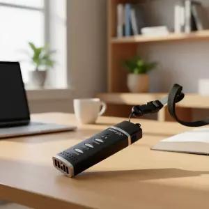 세이프메이트3 USB 충전식 전자호각 LED 긴급경보
