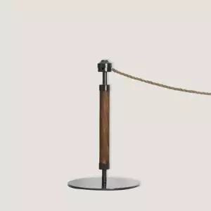 [BZJL9GVB_4C]우드 차단봉 높이고정 450mm 밤색 다크그레이