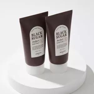 [1+1/단독기획] 스킨푸드 블랙슈가 퍼펙트 스크럽 폼 더블기획 (180g+180g)