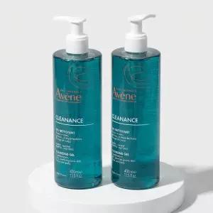 [피지말끔/약산성] 아벤느 클리낭스 클렌징 젤 400ml 더블 기획