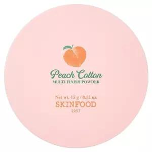 [정품] 스킨푸드 피치뽀송 멀티 피니시 파우더 대용량 15g, 1개