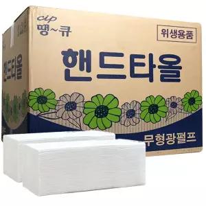 땡큐 무형광 핸드타올 5000매 점보롤 화장지