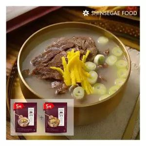 한우곰탕 10팩 사골 고기곰탕 5팩 + 맑은 고기곰탕 5팩 팩당 450g