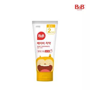 비앤비 2단계 6개월 이상 아기치약 겔타입 40g (딸기향)