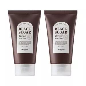 스킨푸드 블랙슈가 퍼펙트 스크럽 폼 180g 2개