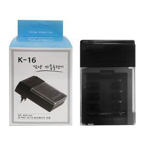 [Ni-MH/Ni-CD 충전기] 깜냥 K-16 AA/AAA 건전지겸용 4구