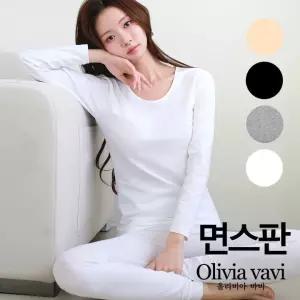 [올리비아바비]면스판 9부내의 상하의세트(OLG9009_3009)FREEXL