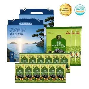 광천 해달음 아보카도유 전장김 도시락김 손잡이 선물세트