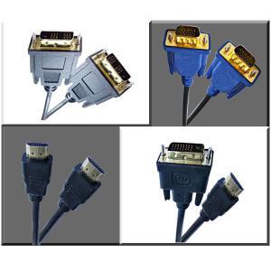 TV 노트북 모니터 연결 코드 케이블 선 / HDMI DVI RGB VGA 미니 마이크로 케이블 선