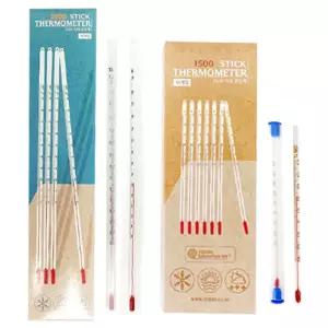 [문구티쳐] 막대온도계 15cm / 30cm (낱개) 2종 택1 유리 알코올 온도계