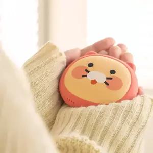 카카오프렌즈 얼굴형 손난로 보조배터리 5000mAh C타입 기내반입 가능