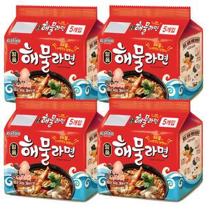 팔도 일품해물라면 115g, 20개