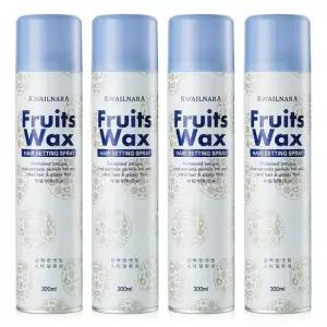과일나라 후르츠왁스 헤어스프레이 300ml x 4개