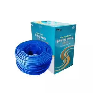 랜스타 CAT6 UTP 랜케이블 박스 300M 단선 파랑