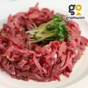 육회용 소고기 1kg (우둔살) 육회고기 대용량 업소용