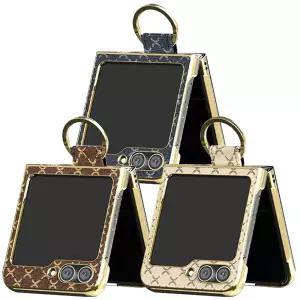 핸드폰 골드메탈 패턴 링 고리 휴대폰 갤럭시 Z플립8 7 6 5 4 제트플립8 지플립7 케이스