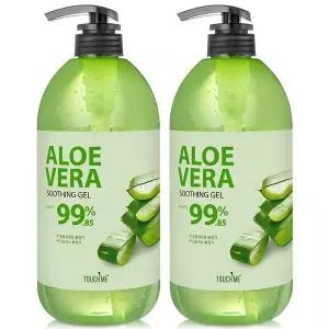 [터치미] 알로에 대용량 수딩젤 1000ml x2개/ 위생 펌프
