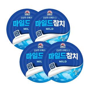사조 마일드 참치캔 85g 4개