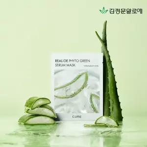 김정문알로에 리알로에 피토 그린 세럼 마스크팩 10매 2개