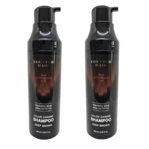 꾸띄르헤어샴푸 시즌4 새치 염색 샴푸 190ml 진갈색 2개