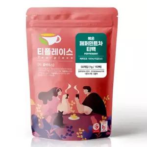 티플레이스 페퍼민트차 삼각티백 50티백, 허브차