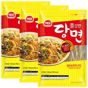 해표 쫄깃한 당면 500g x 3개 / 면류