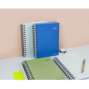 ib 아이비스 5500 A5 두꺼운 스프링노트 145매 7mm간격 하드커버 스프링노트 필기 일기 메모장