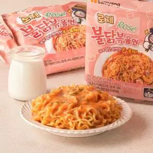 삼양 로제불닭볶음면 140g*4입