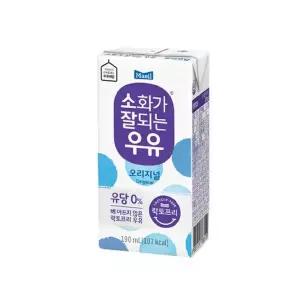 [셀러허브]매일 소화가 잘되는 우유 190ml x 48개 (S35230769)