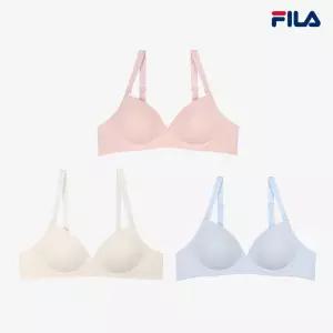 [휠라 언더웨어] 아웃핏 파스텔 노와이어브라 3종 택 (FI4BAG1448F_3SKU)