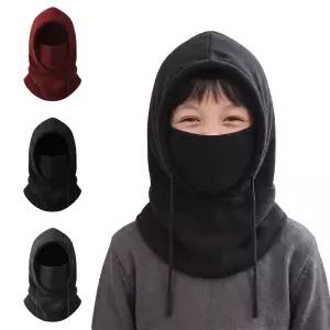 유아 아동 아이 키즈 모자 넥 폴라 겨울 방한 후드 워머 바라클라바 DM-158