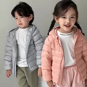 파스텔 경량 패딩 데일리룩 아동 여아 남아 주니어 잠바