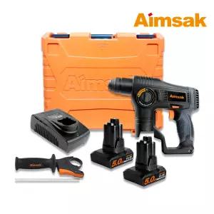 아임삭 BL14RH 14.4V 충전 로터리 해머 5.0Ah 배터리2개
