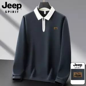 JEEP SPIRIT 남자 반집업 맨투맨 캐주얼 패션 루즈핏 맨투맨