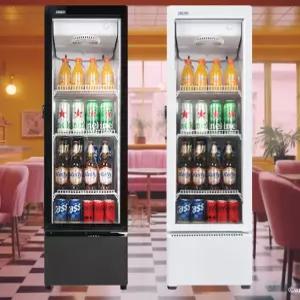 냉장 쇼케이스 업소용 냉장고 음료 주류 슬림 화이트/블랙 네오쿨 SK-200RF